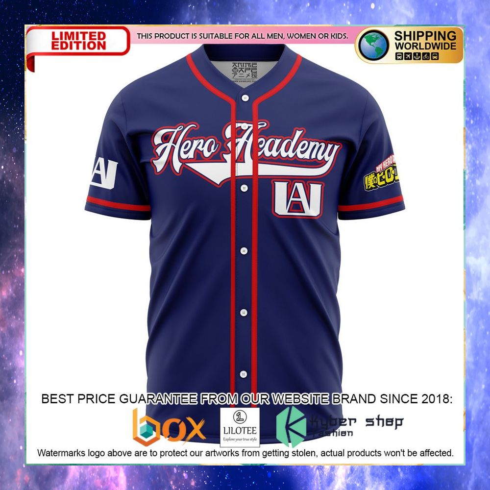Personalized UA Training Uniform My Hero Academia Baseball Jersey - LIMITED EDITION 6 personalized ua training uniform my hero academia baseball jersey 2 65