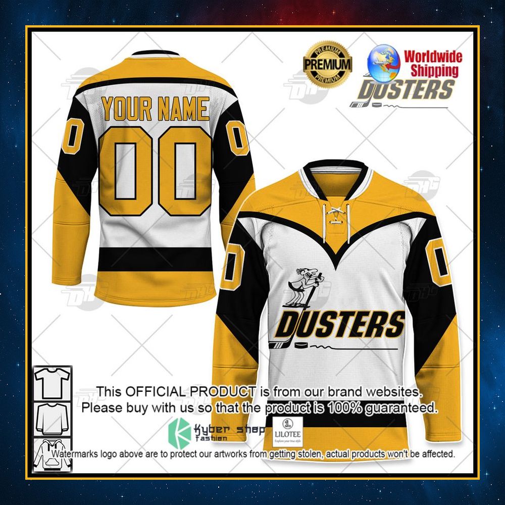 personalized vintage ahl broome dusters hockey jersey 1 588