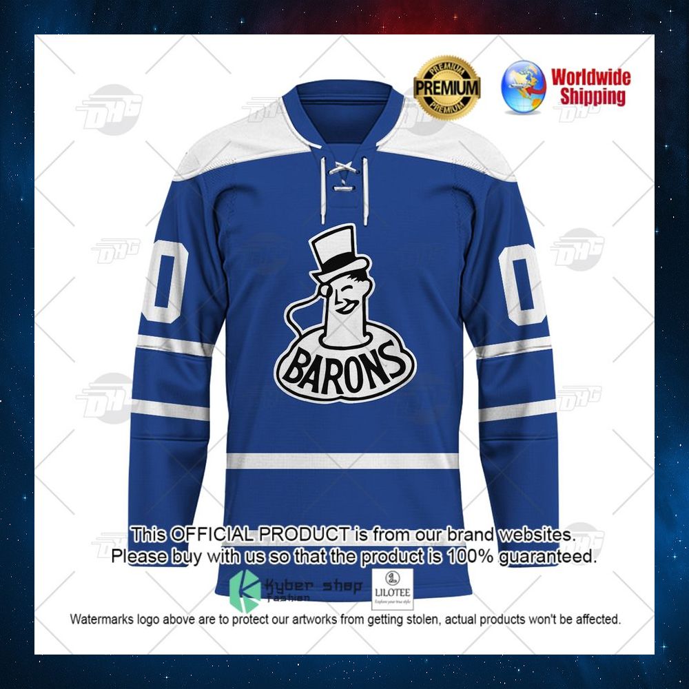 personalized vintage ahl cleveland barons 1963 hockey jersey 2 873