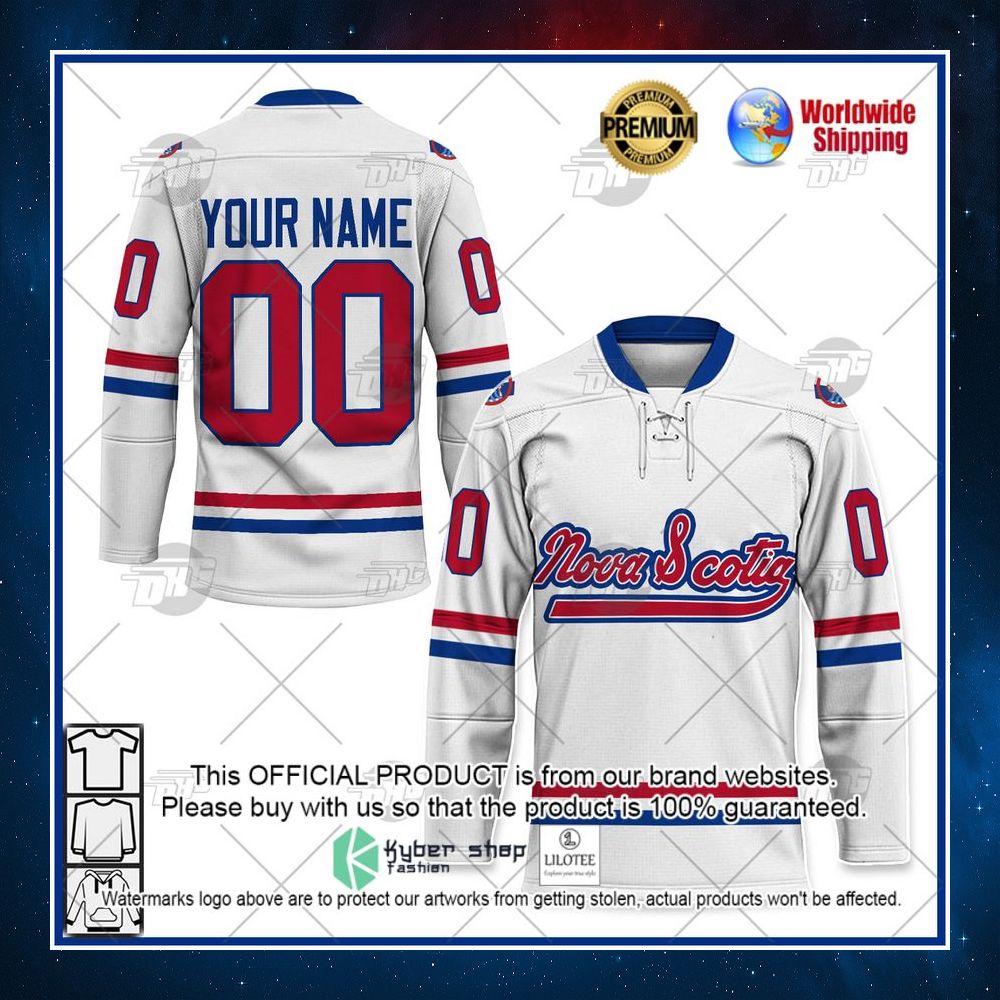 personalized vintage ahl nova scotia voyageurs hockey jersey 1 982