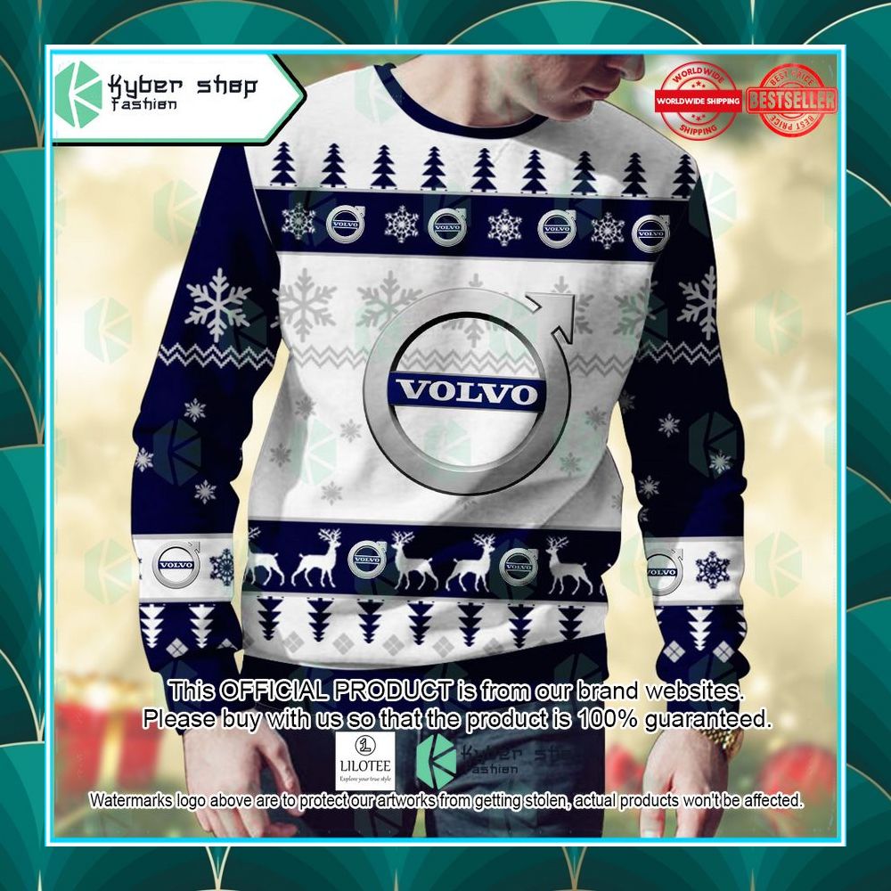 personalized volvo ugly christmas sweater 2 140