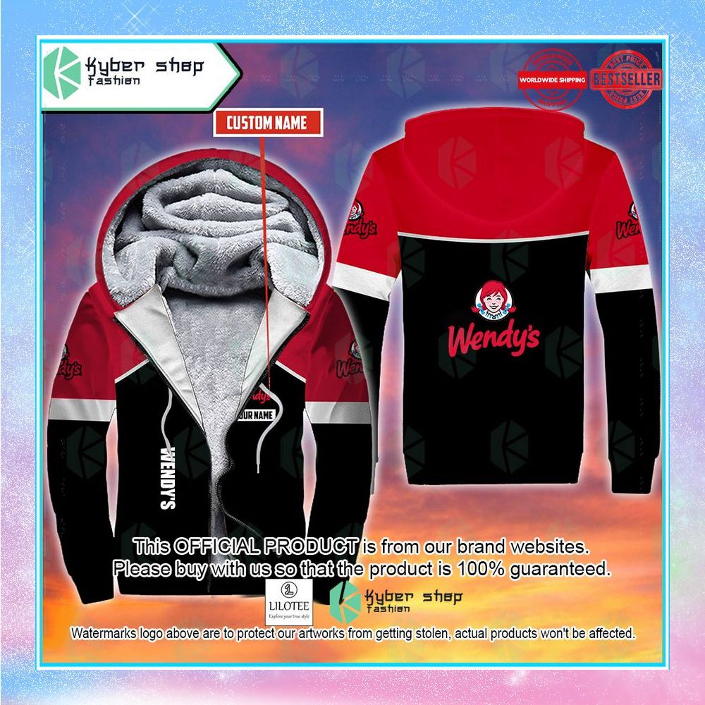 personalized wendys fleece hoodie 1 142