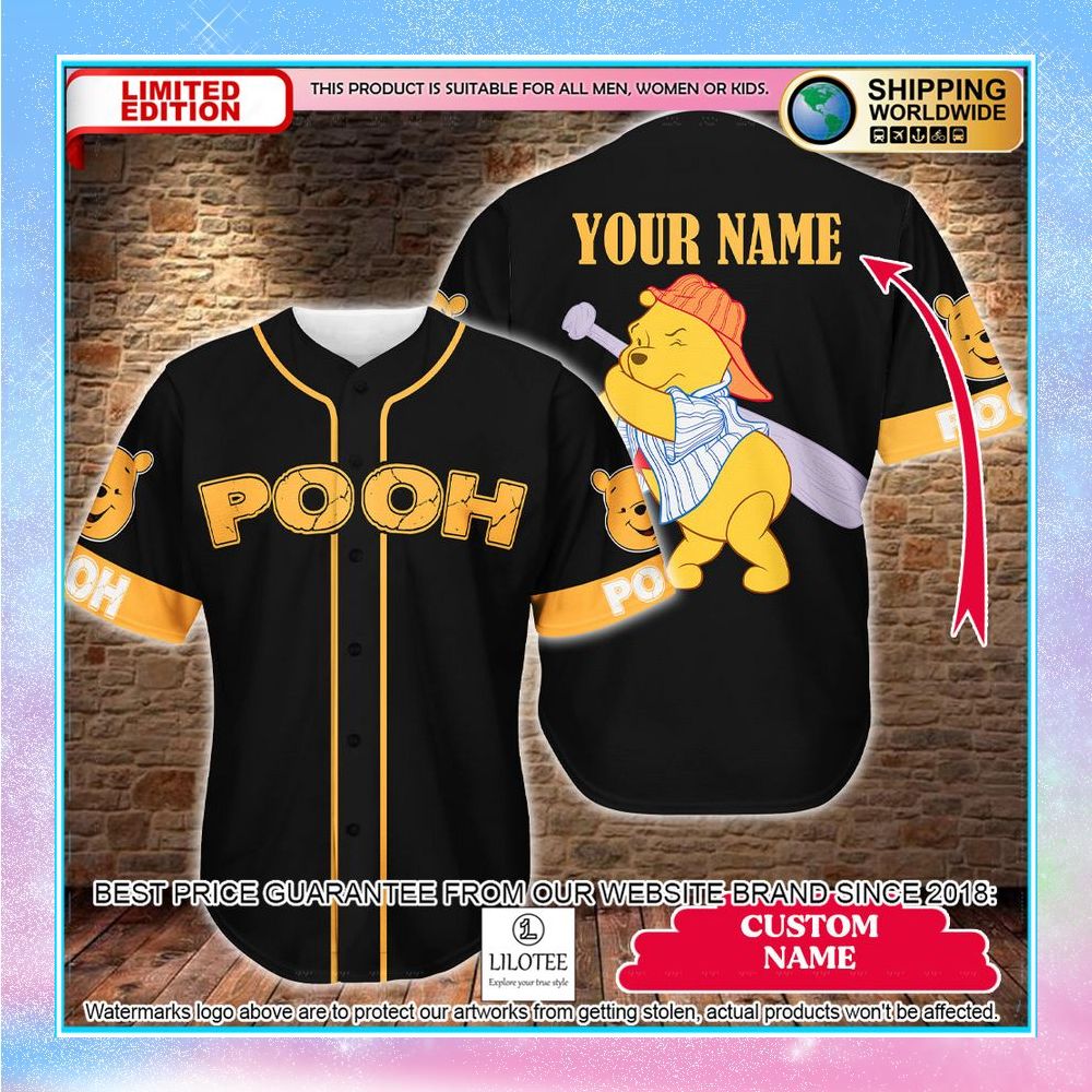 personalized winnie the pooh baseball jersey 1 620