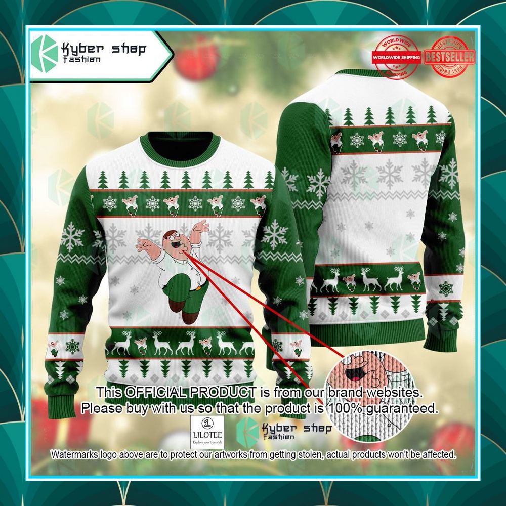 peter griffin family guy ugly sweater 1 299