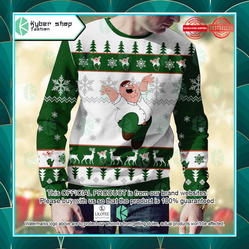 peter griffin family guy ugly sweater 2 746