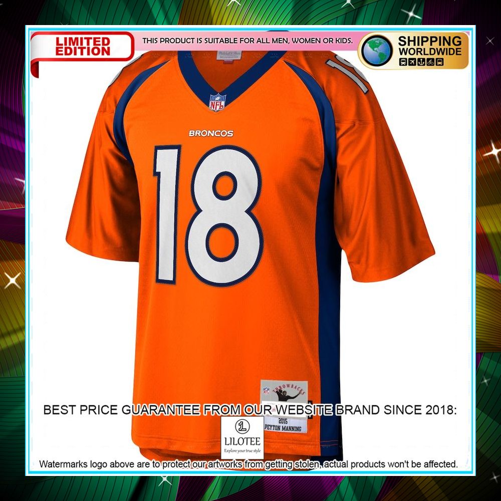 peyton manning denver broncos mitchell ness 2015 legacy replica orange football jersey 2 304