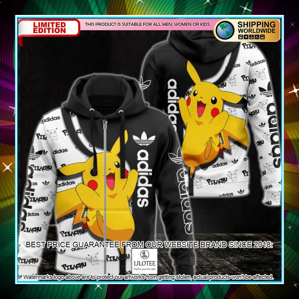pikachu adidas zip hoodie 1 168