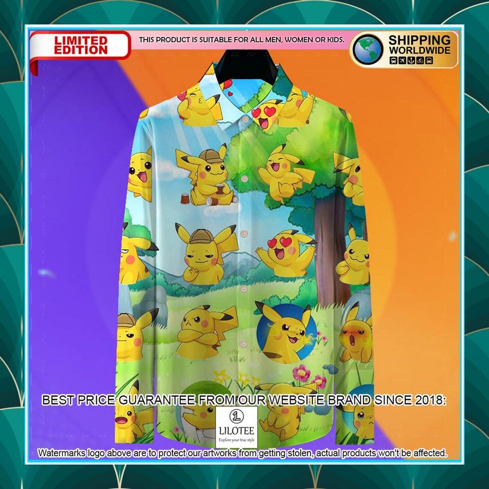 pikachu long sleeve shirt 2 907