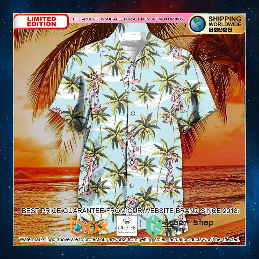 pink panther beach hawaiian shirt 1 490