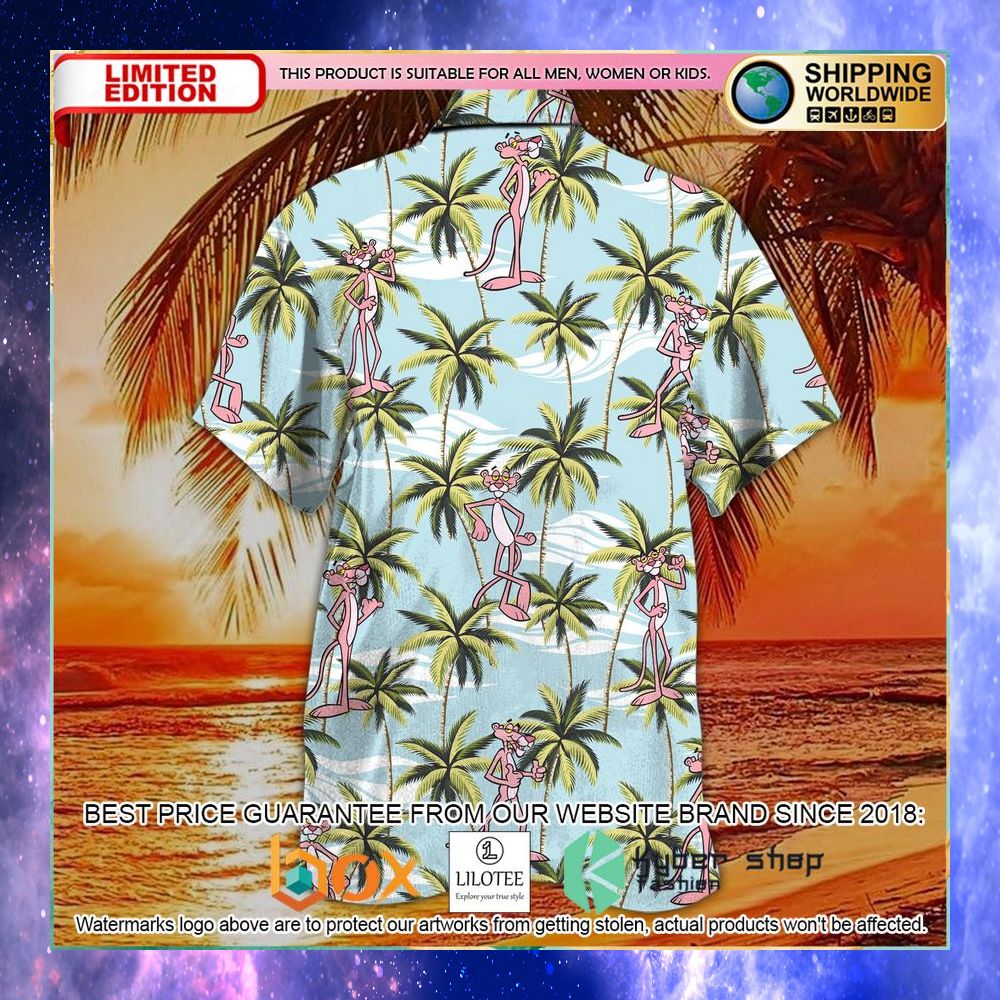 pink panther beach hawaiian shirt 2 922
