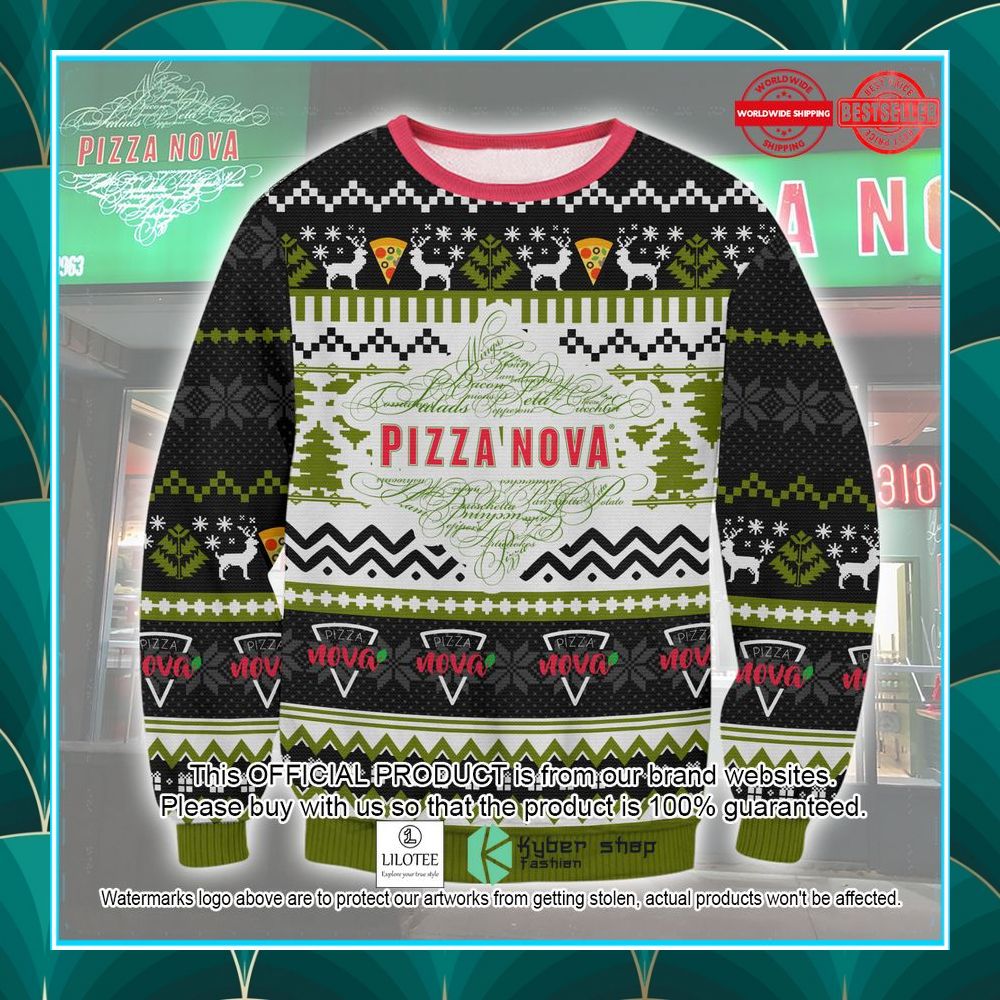 pizza nova chrismtas sweater 1 53