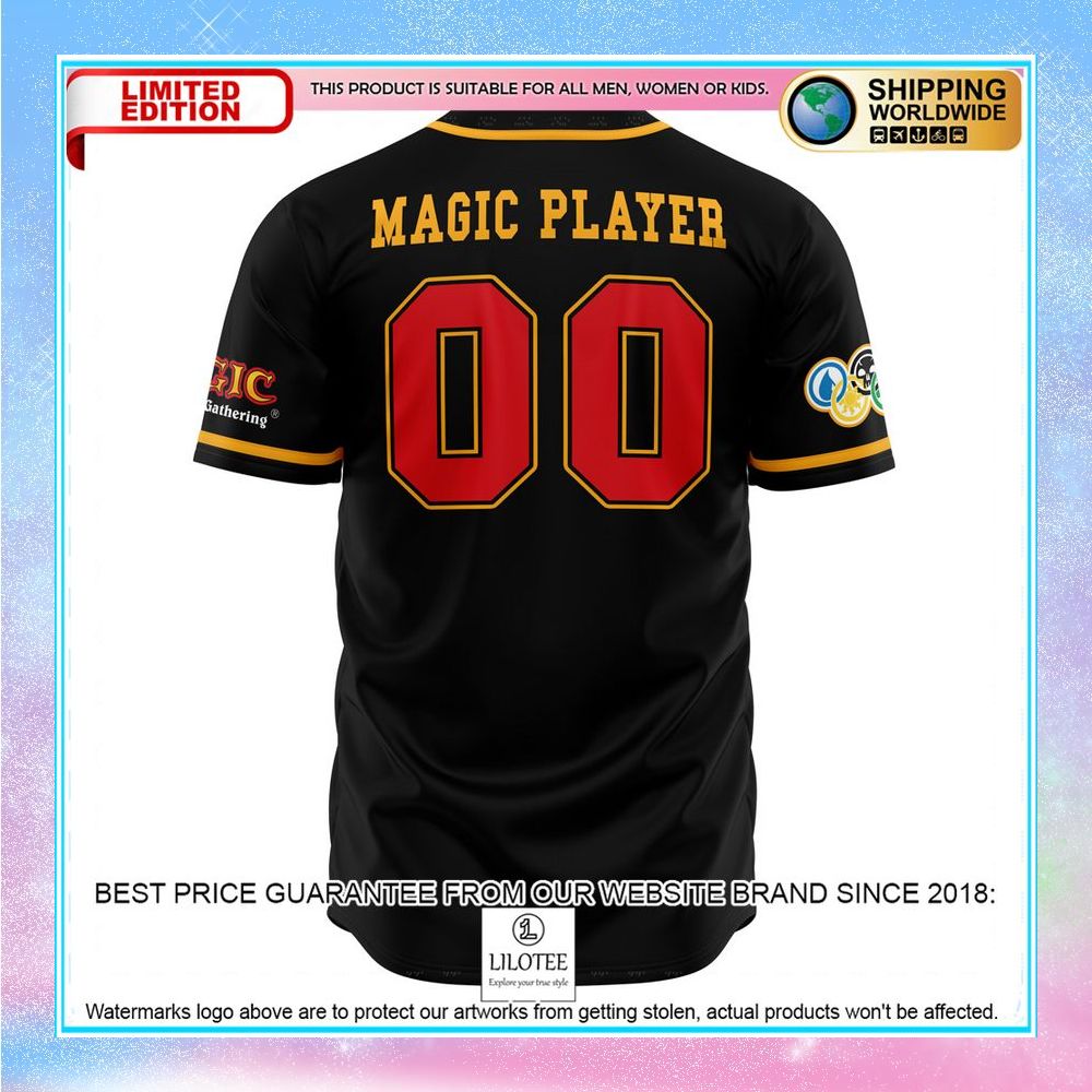 Planeswalkers Magic The Gathering Baseball Jersey - LIMITED EDITION 3 planeswalkers magic the gathering baseball jersey 3 697