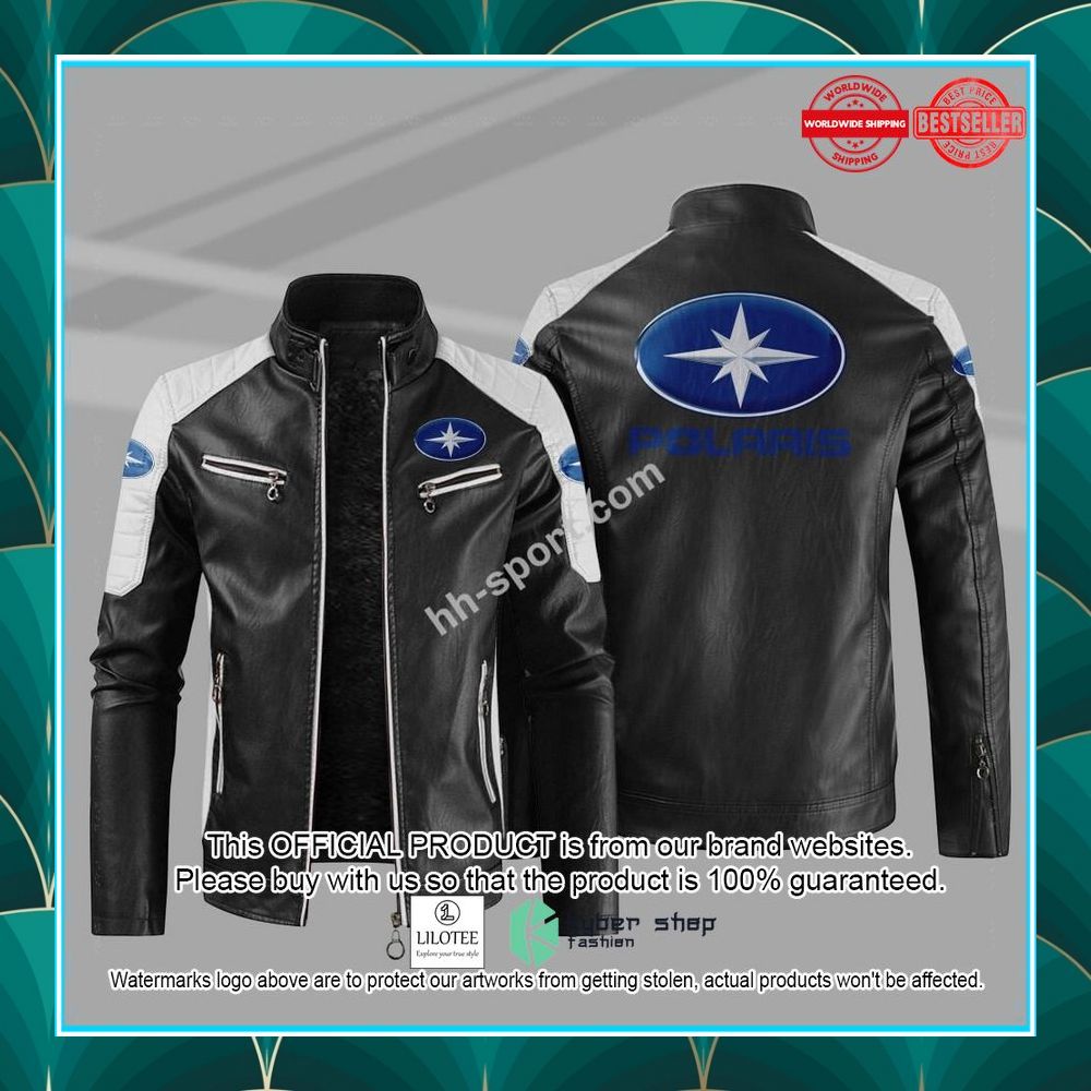 polaris motorcycle motor leather jacket 1 743