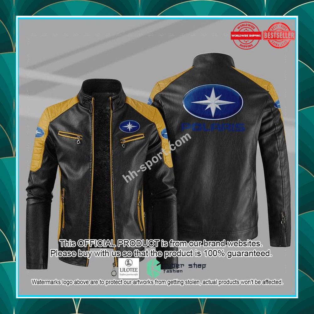 polaris motorcycle motor leather jacket 4 312