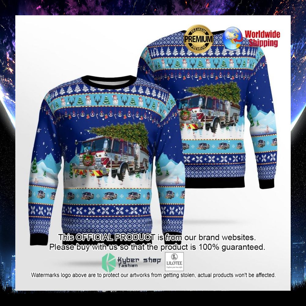 polk county fire rescue ugly sweater 1 879