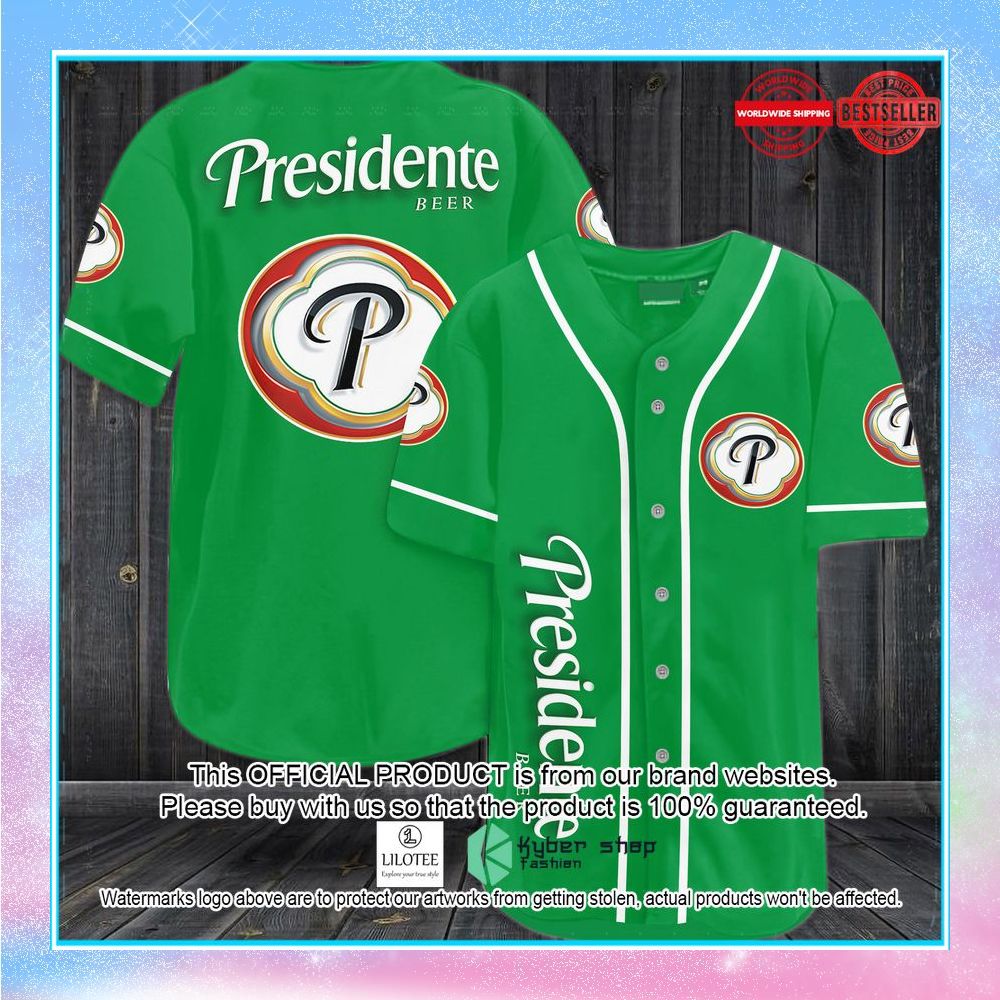 presidente beer baseball jersey 1 843