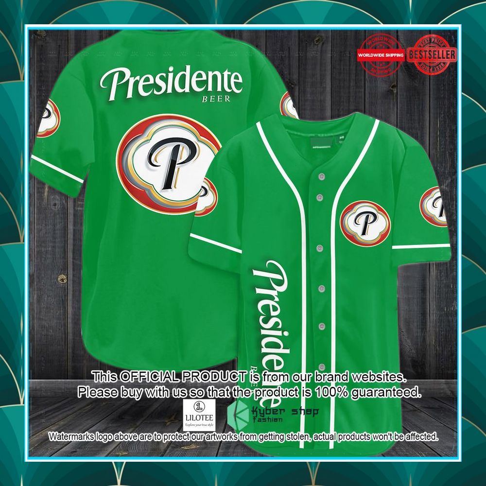 presidente beer baseball jersey 1 952