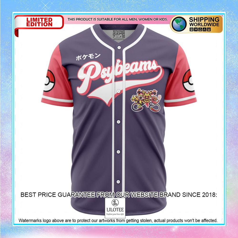 psybeams pokemon baseball jersey 1 285