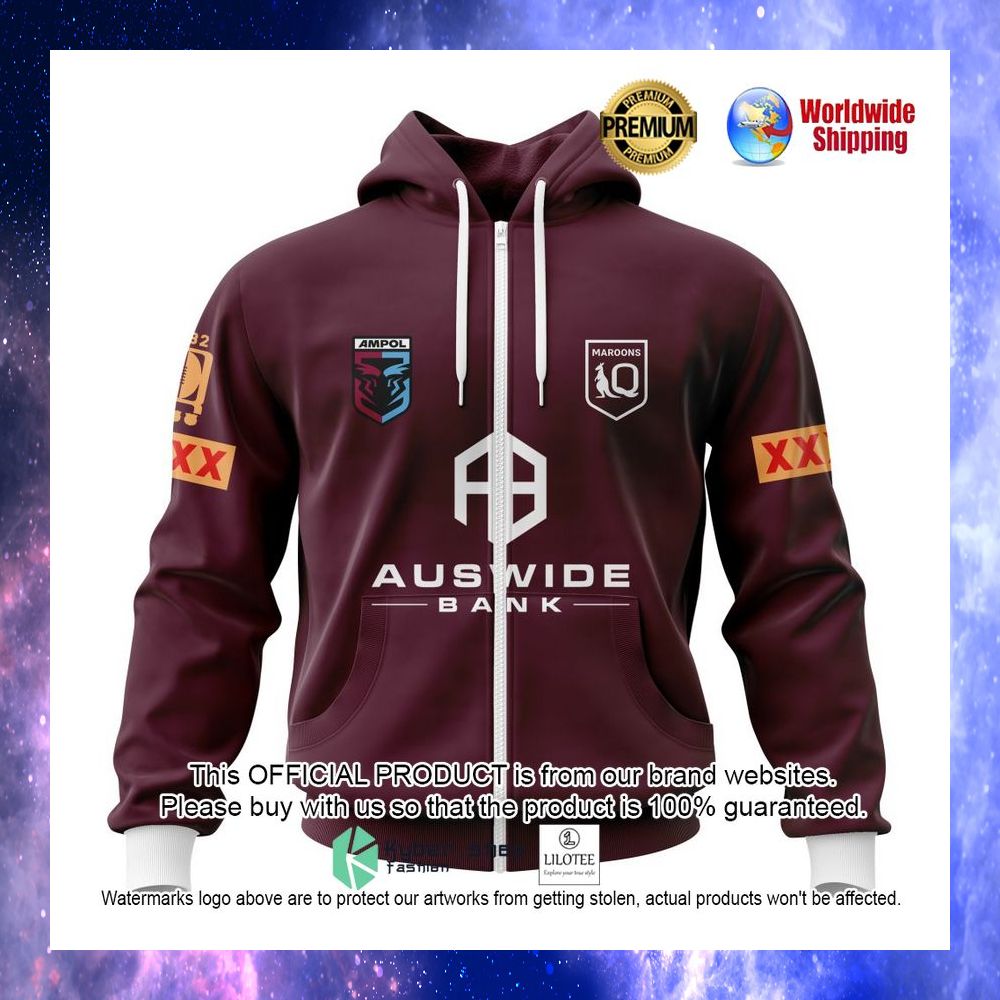 queensland maroons auswide bank personalized 3d hoodie shirt 2 885