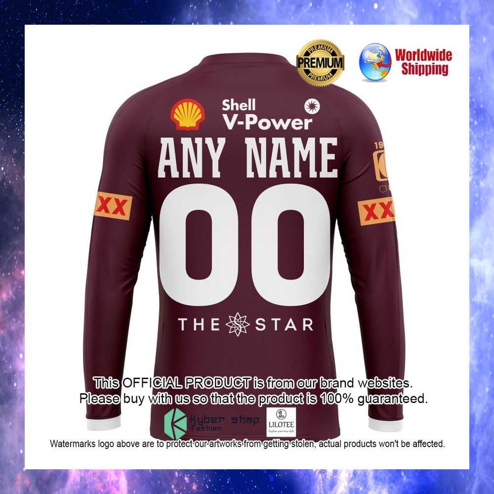 queensland maroons auswide bank personalized 3d hoodie shirt 7 557