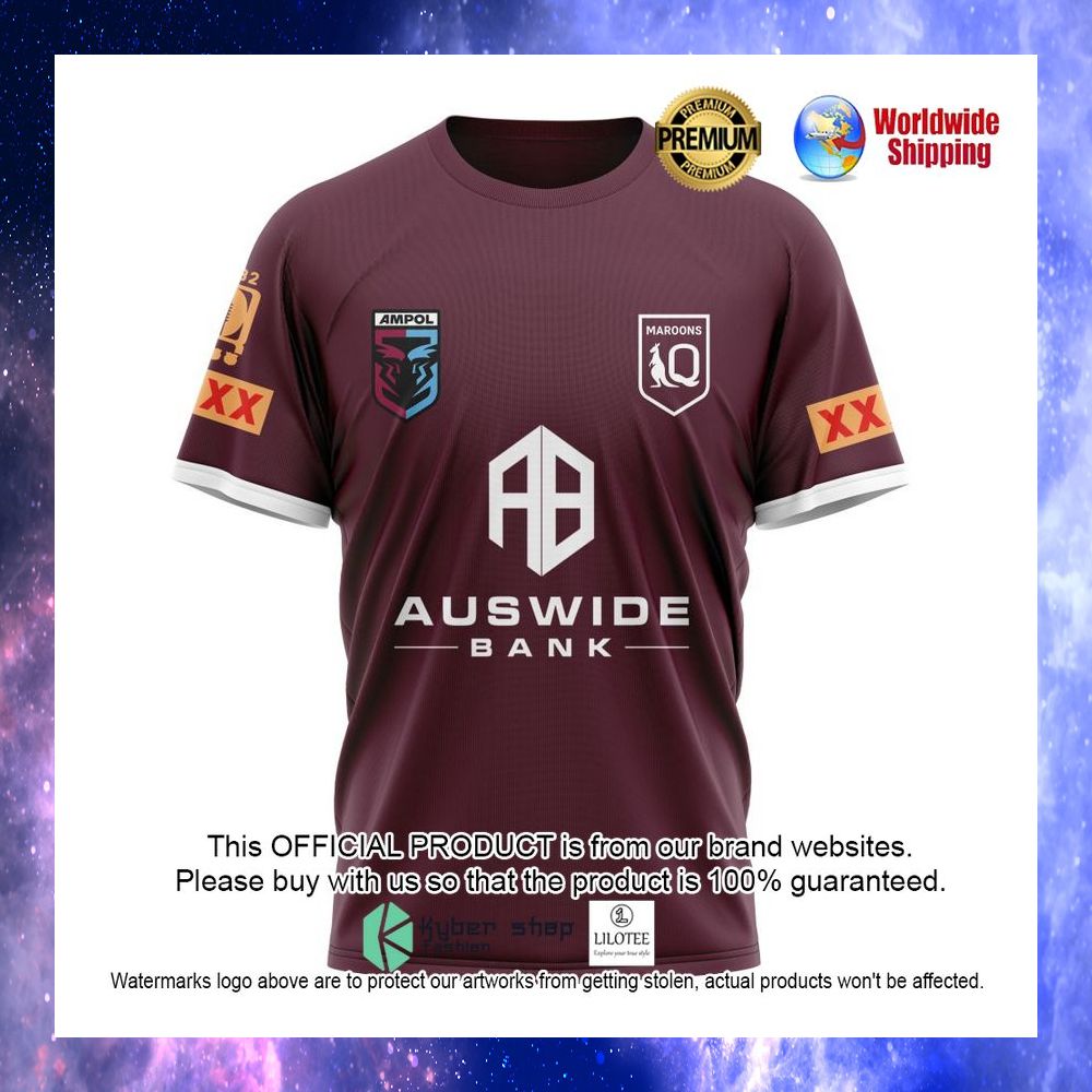queensland maroons auswide bank personalized 3d hoodie shirt 8 875