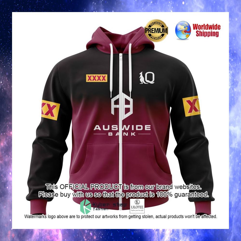 queensland maroons auswide bank the star personalized 3d hoodie shirt 2 789