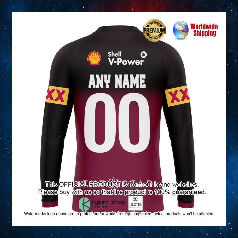 queensland maroons auswide bank the star personalized 3d hoodie shirt 7 483