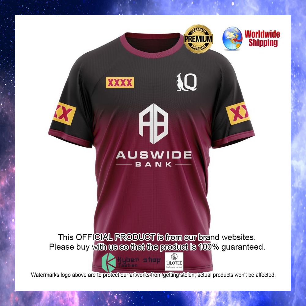 queensland maroons auswide bank the star personalized 3d hoodie shirt 8 242