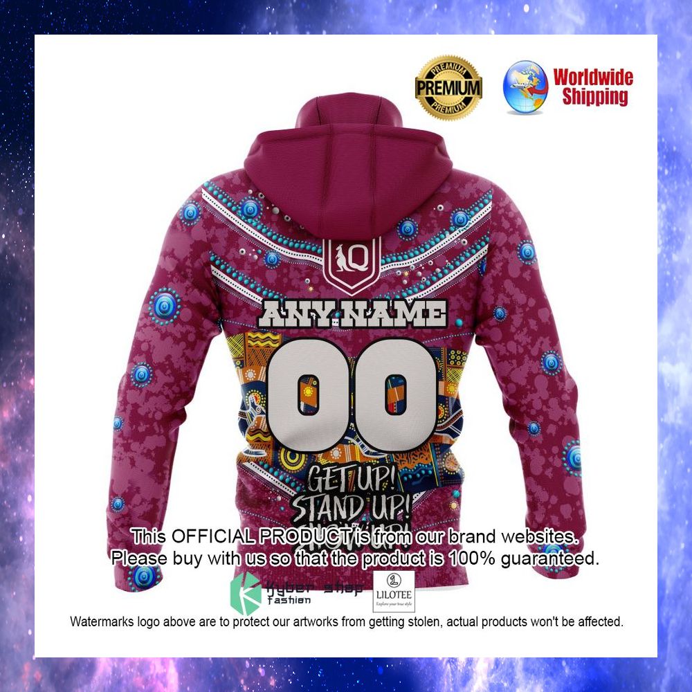 queensland maroons naidoc get up stan up show up personalized 3d hoodie shirt 5 245