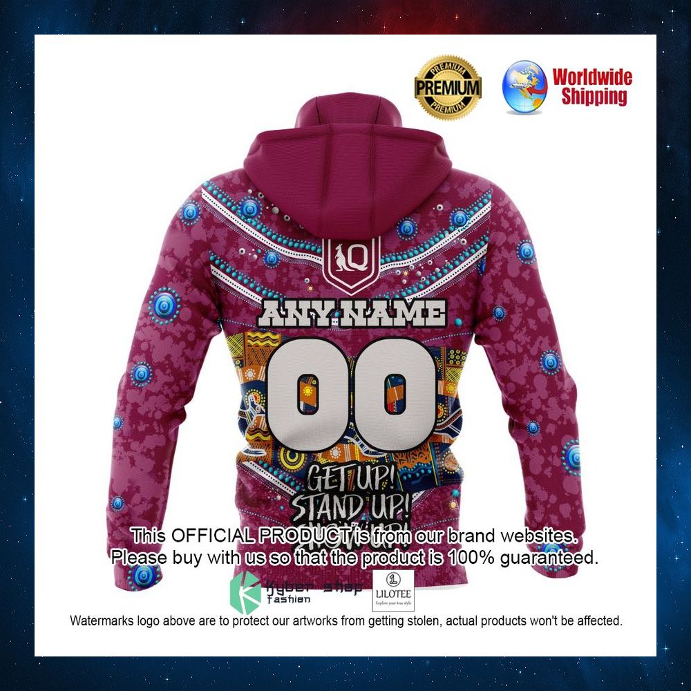 queensland maroons naidoc get up stan up show up personalized 3d hoodie shirt 5 43