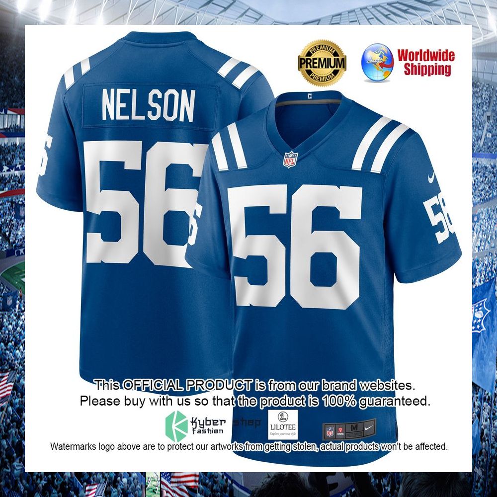 quenton nelson indianapolis colts nike royal football jersey 1 707