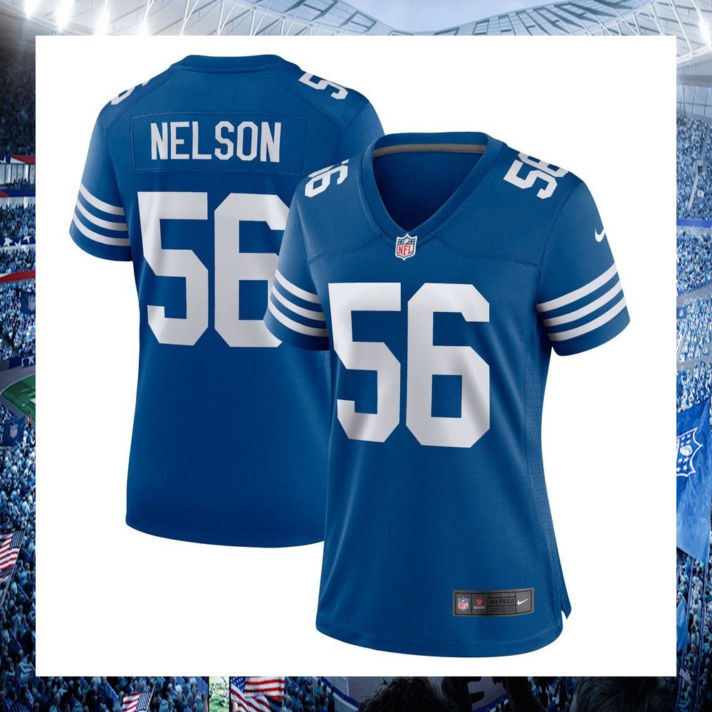 quenton nelson indianapolis colts nike womens alternate royal football jersey 1 334