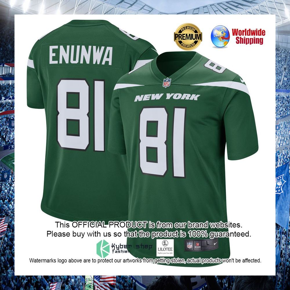 quincy enunwa new york jets nike gotham green football jersey 1 761