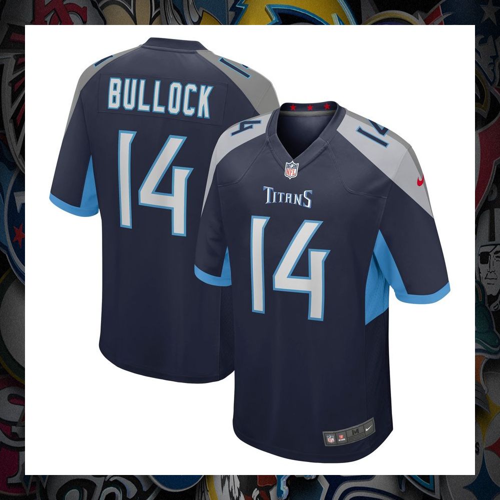 randy bullock tennessee titans navy football jersey 1 150