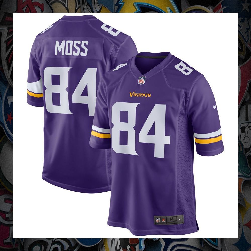 randy moss minnesota vikings retired purple football jersey 1 663