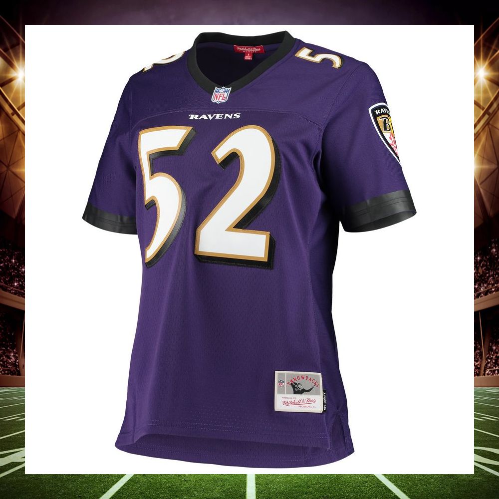 ray lewis baltimore ravens mitchell ness legacy replica team purple football jersey 2 693