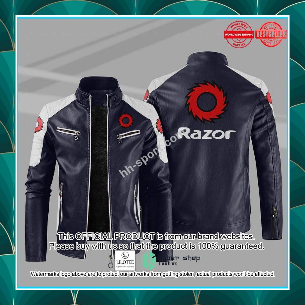 razor motorcycle motor leather jacket 5 850
