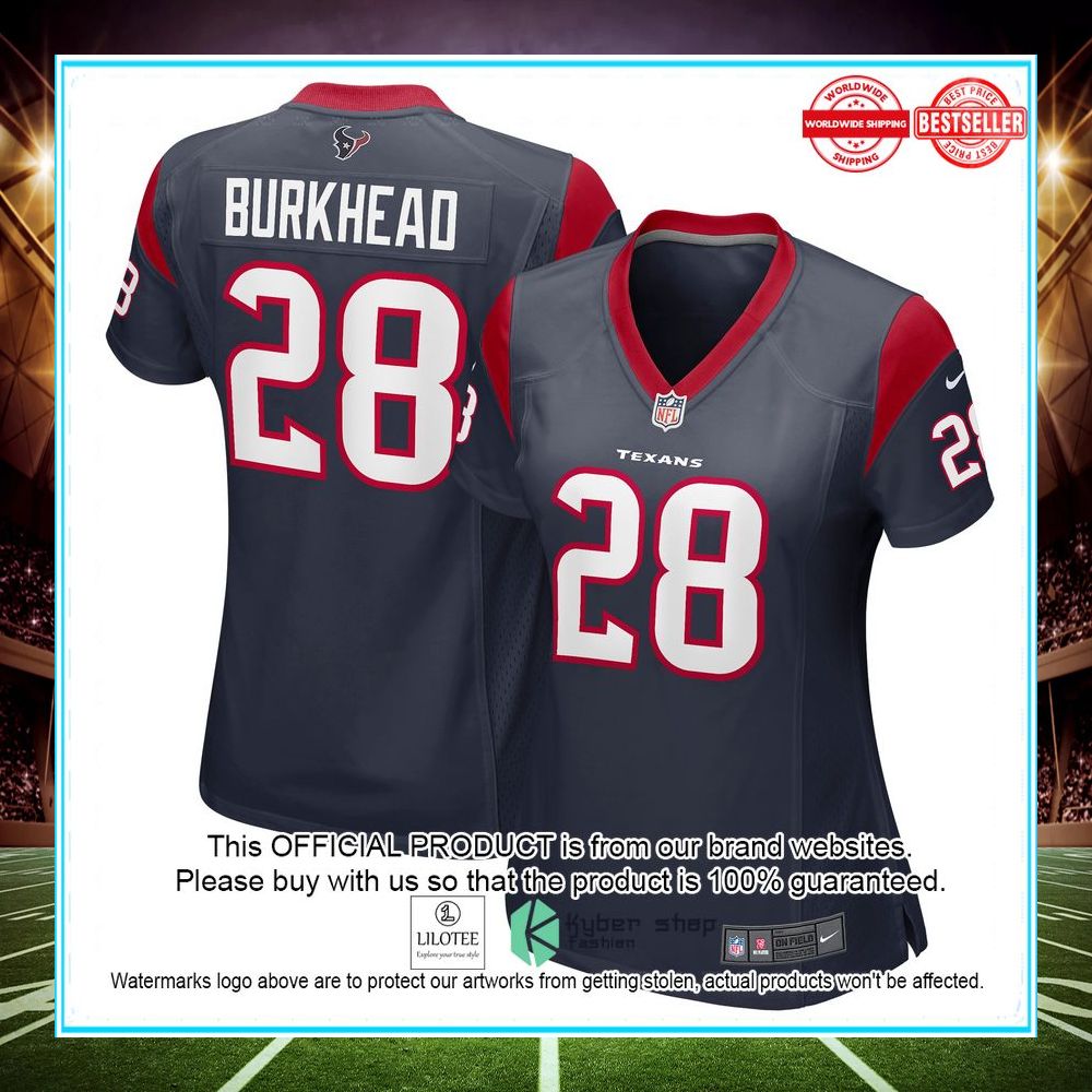 rex burkhead houston texans nike navy football jersey 1 105