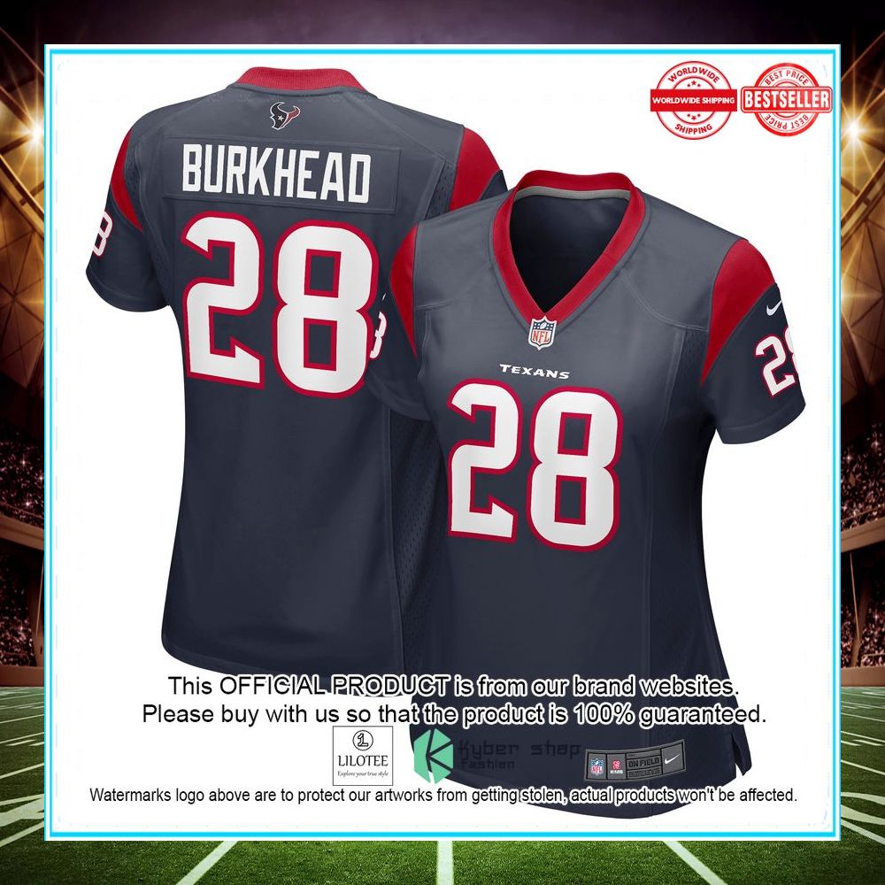 Rex Burkhead Houston Texans Nike Navy Football Jersey - LIMITED EDITION 4 rex burkhead houston texans nike navy football jersey 4 515