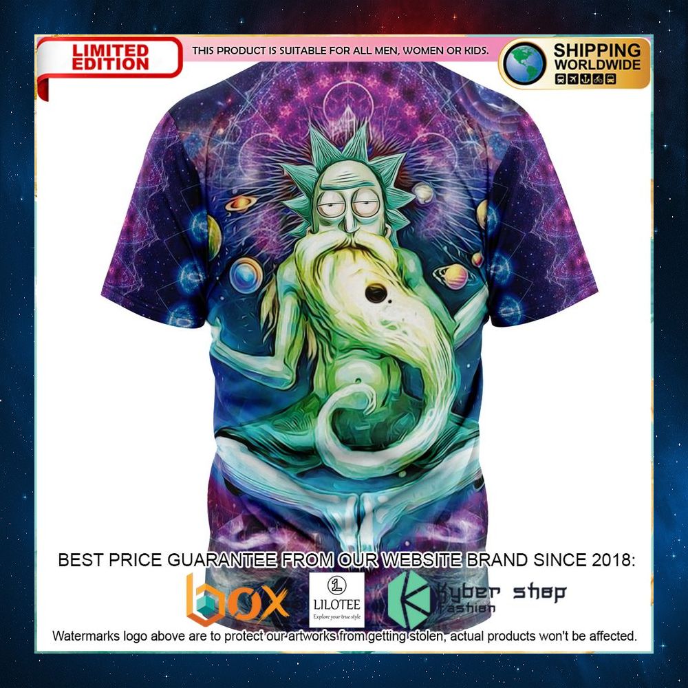 rick and morty trippy cosmic rick t shirt 2 789