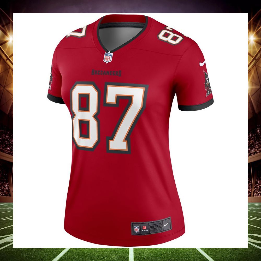 rob gronkowski tampa bay buccaneers legend red football jersey 2 169