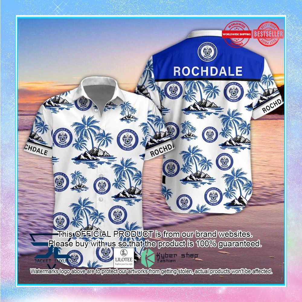 rochdale afc hawaiian shirt short 1 774