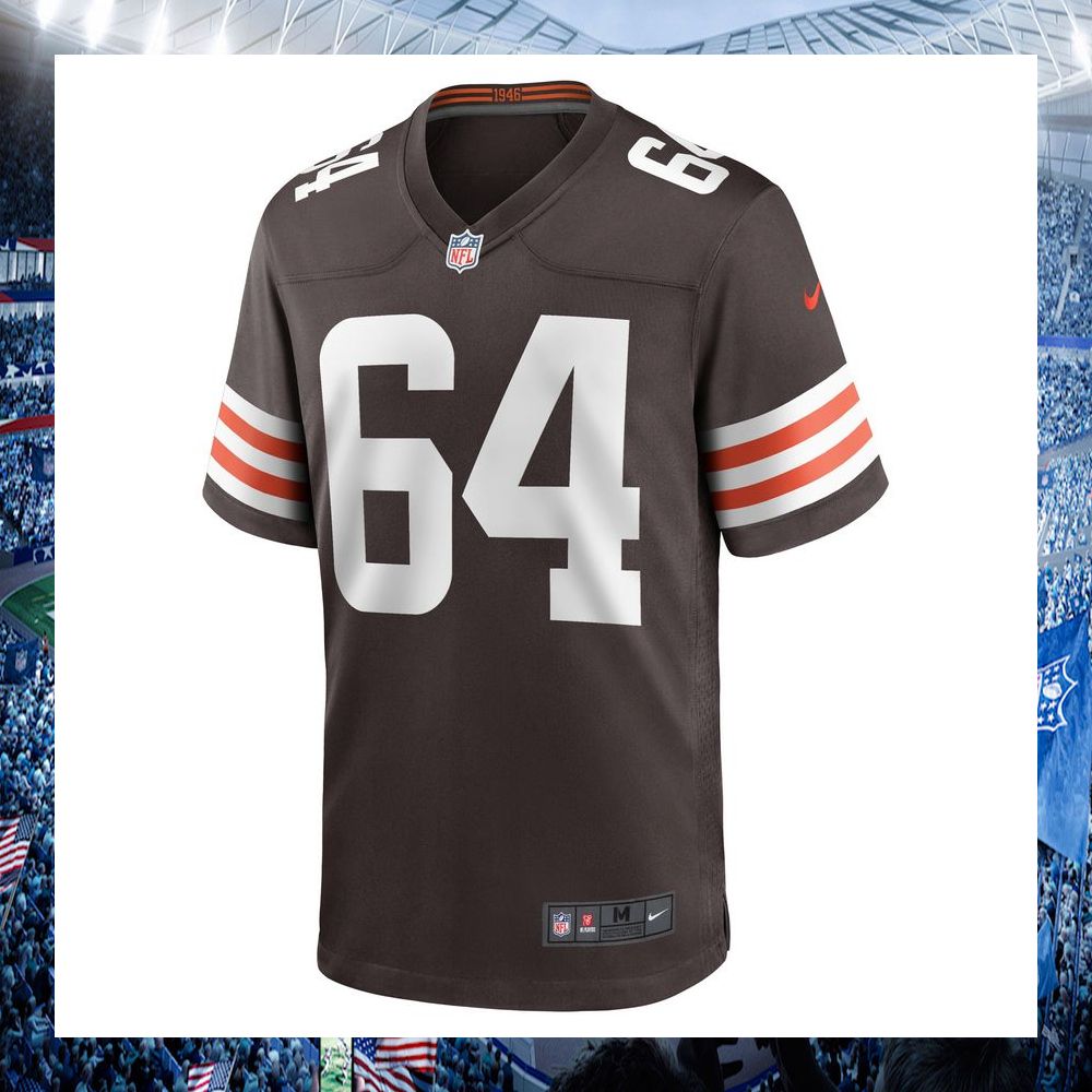 roderick perry ii cleveland browns nike brown football jersey 2 641