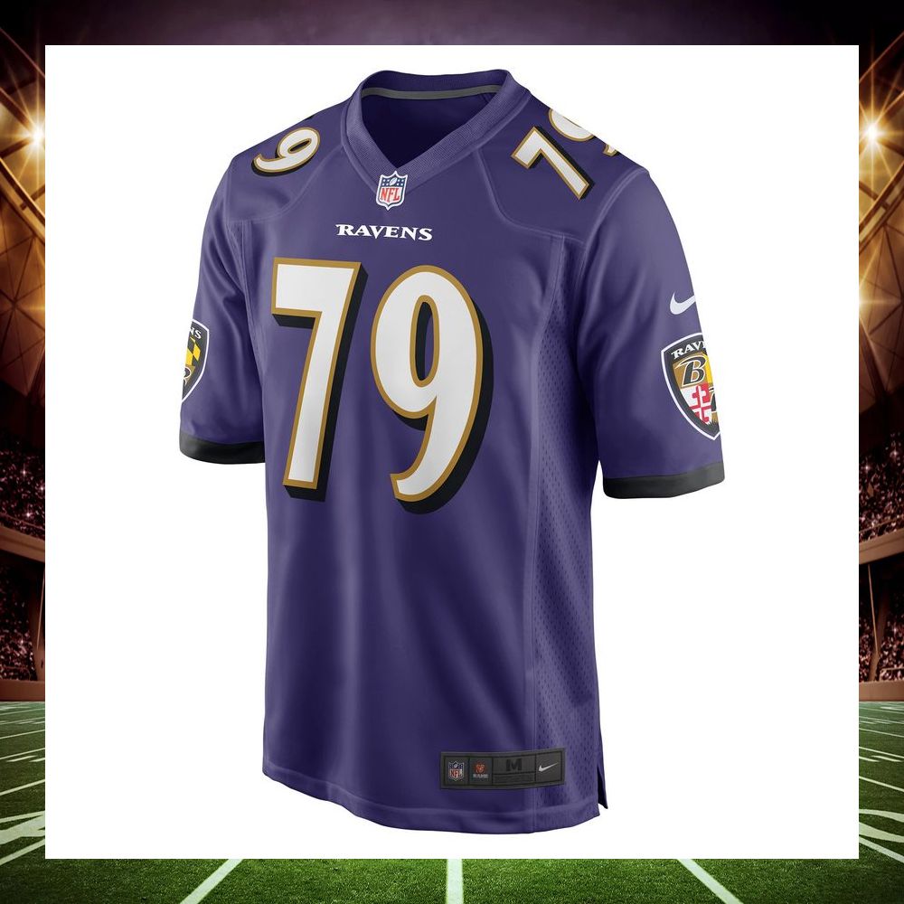 ronnie stanley baltimore ravens purple football jersey 2 849