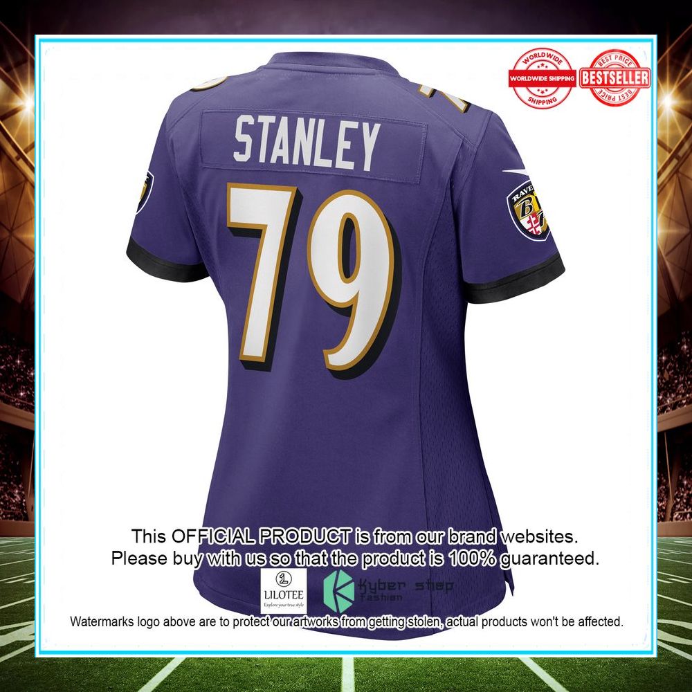 Ronnie Stanley Baltimore Ravens Purple Football Jersey - LIMITED EDITION 3 ronnie stanley baltimore ravens purple football jersey 3 414
