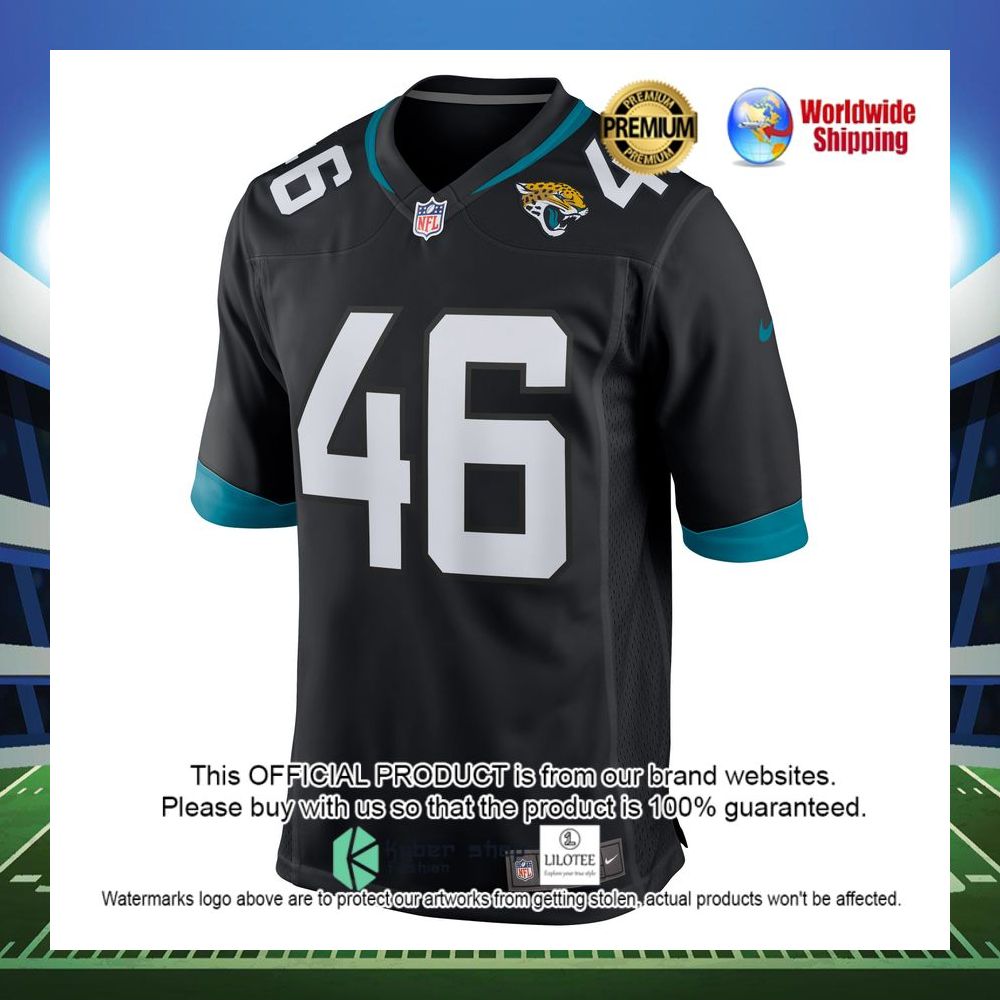 ross matiscik jacksonville jaguars nike game black football jersey 2 299