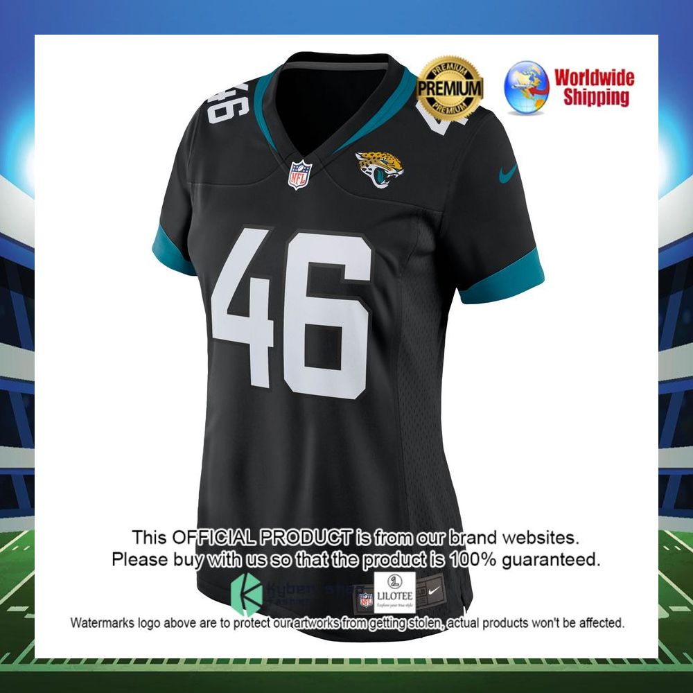 ross matiscik jacksonville jaguars nike womens game black football jersey 2 458