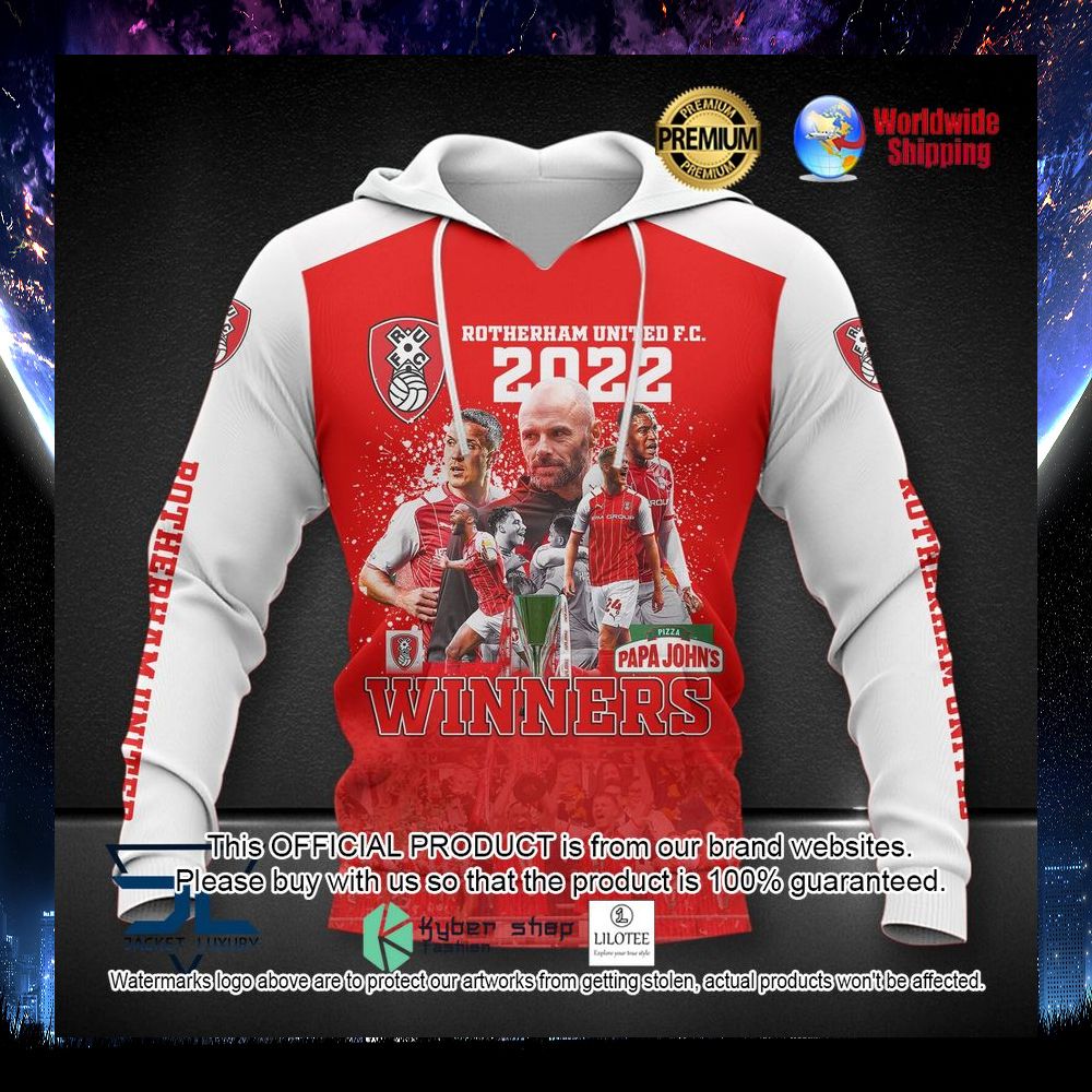 rotherham united fc 2022 papa johns winners 3d hoodie shirt 1 558