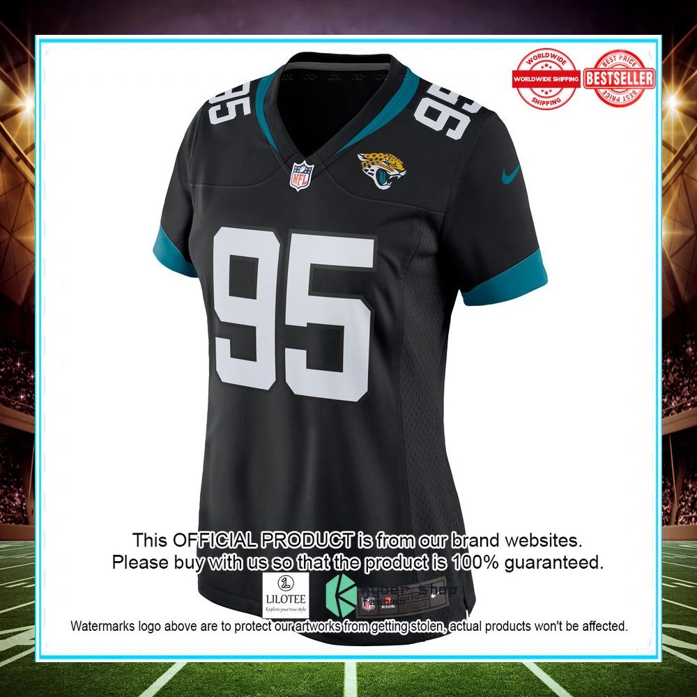 roy robertson harris jacksonville jaguars black football jersey 2 654