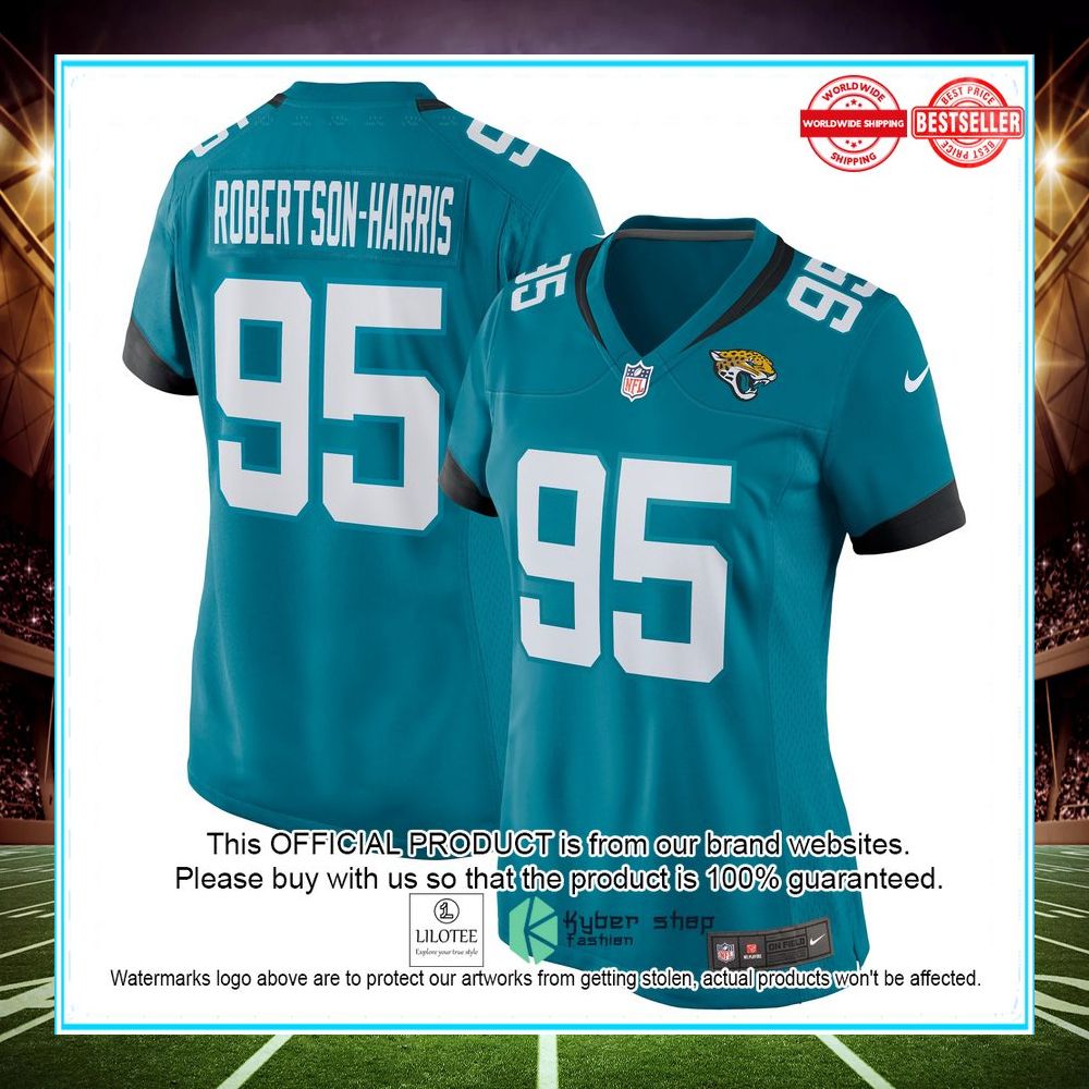 Roy Robertson Harris Jacksonville Jaguars Teal Football Jersey - LIMITED EDITION 4 roy robertson harris jacksonville jaguars teal football jersey 4 260